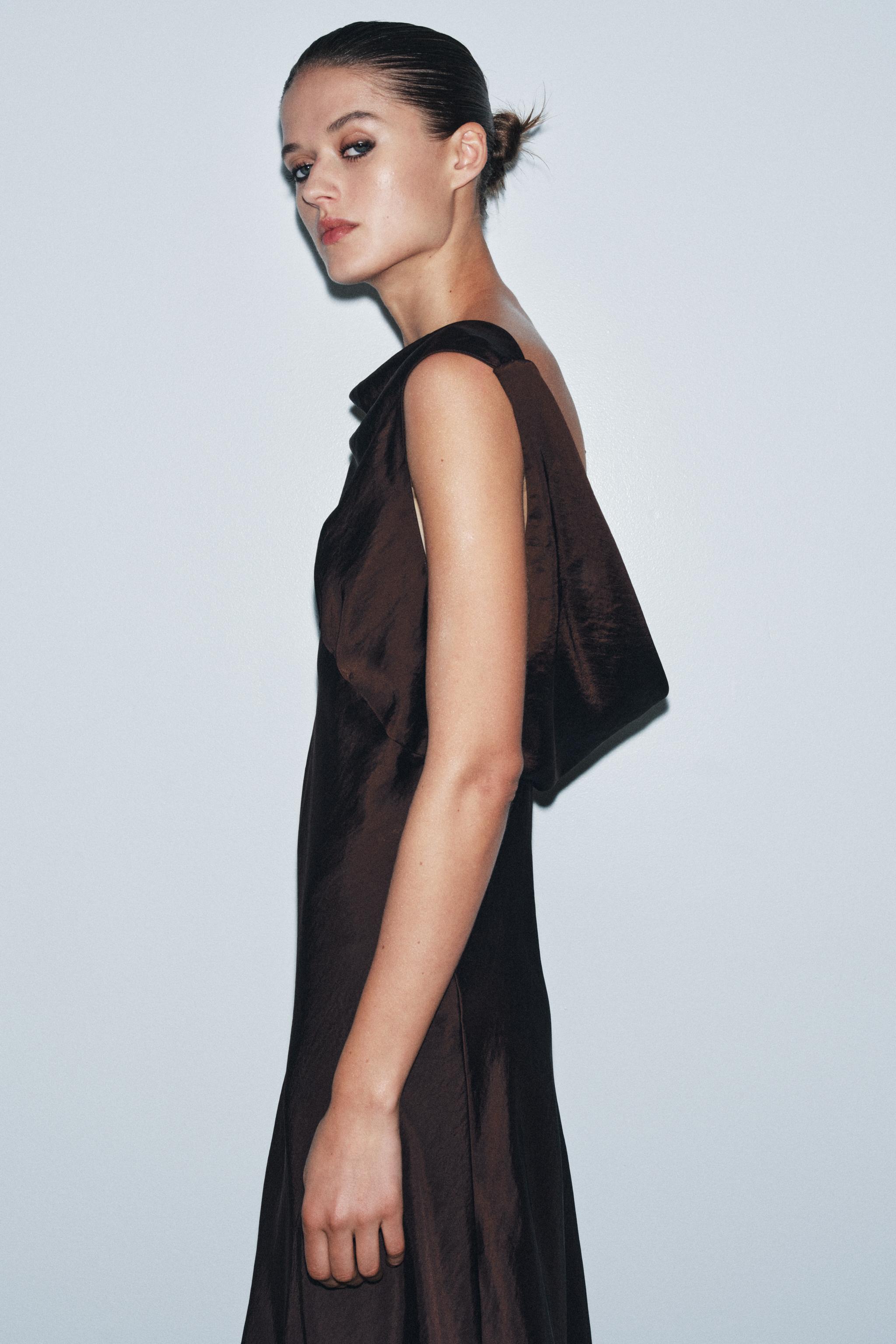 ROBE MIDI SATINÉE ZW COLLECTION